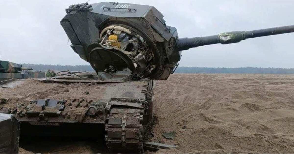 В Польше осудили ВСУ за оторванную в ДТП башню танка Leopard 2 — 17.04.2023  — В мире на РЕН ТВ