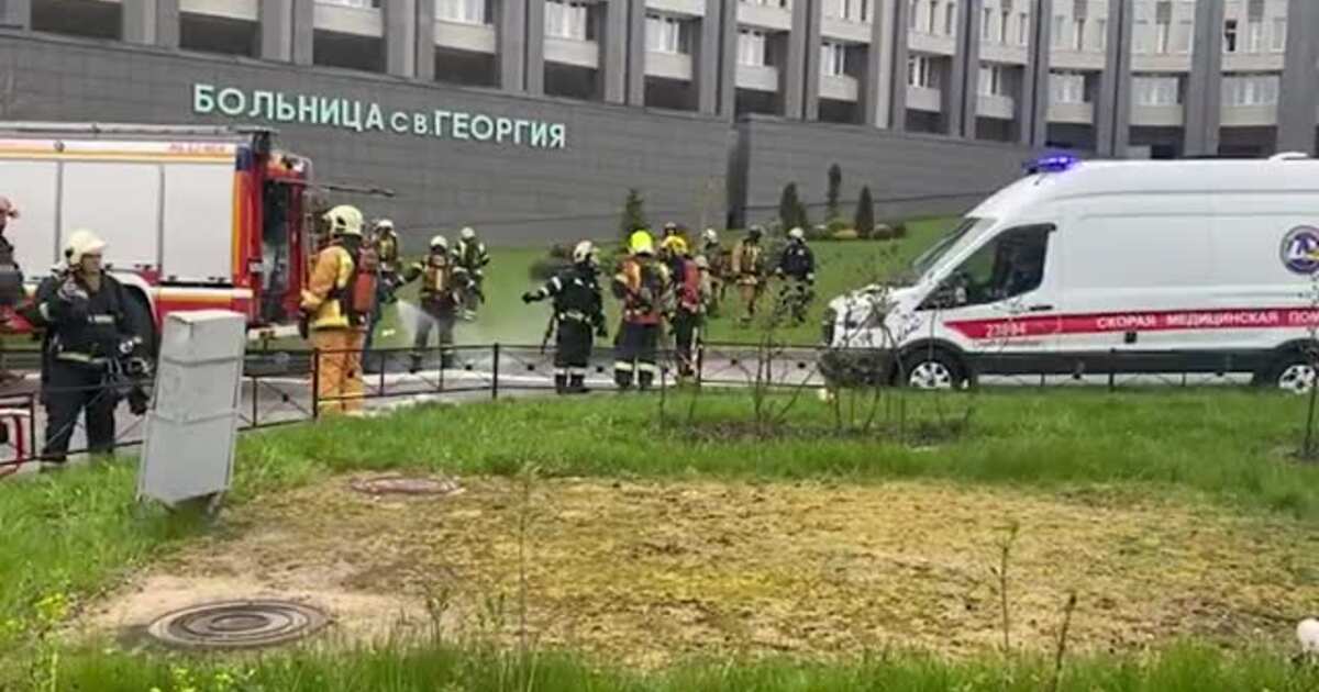 Фото пожара в больнице