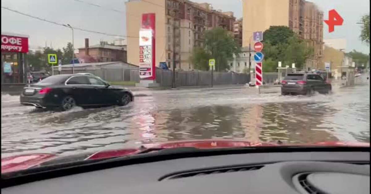 Москва под водой фото