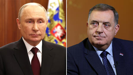 Кремль проинформирует о встрече Путина и Додика, если она состоится