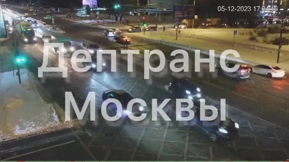 Такси вспыхнуло в Москве
