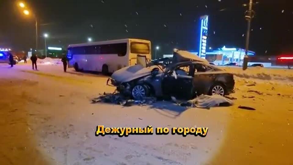 Опубликовано видео с места ДТП в Нижневартовске, где погиб ребенок