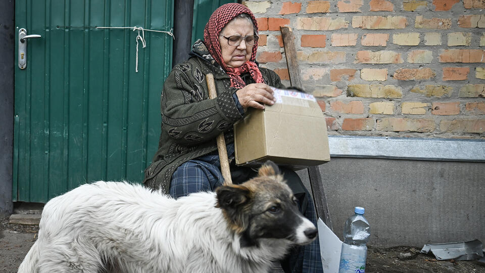 Мирные жители как живой щит. Фото: © РИА Новости/Станислав Красильников