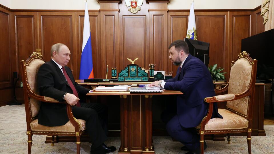 Пушилин попросил Путина усилить ПВО в ДНР