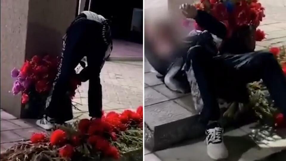 Пьяный юноша осквернил памятник Ленину в забайкальском Красном Чикое
