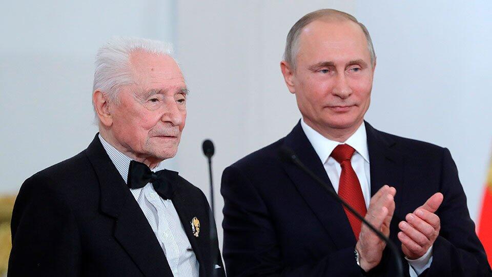 Путин поздравил с 97-летием хореографа Григоровича