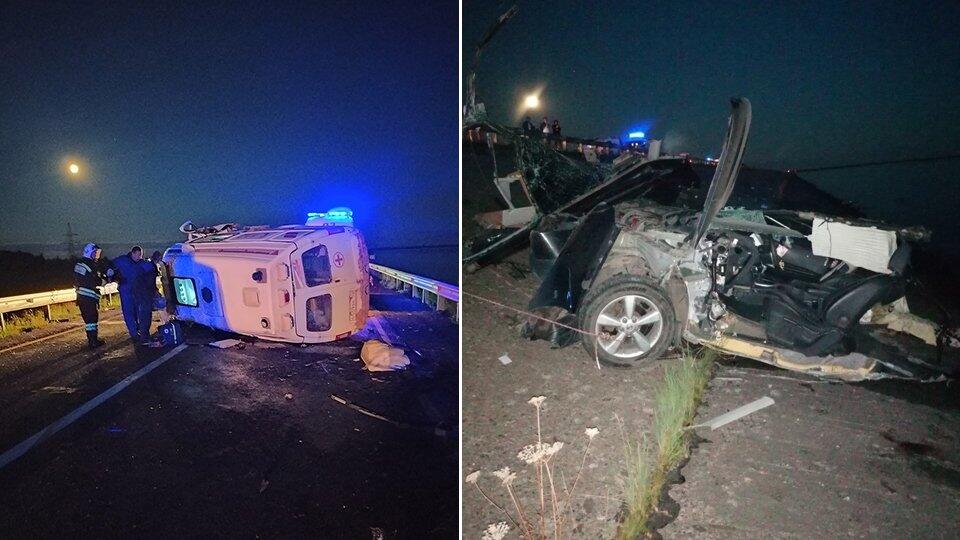 Скорая помощь и две легковушки столкнулись в Нижегородской области
