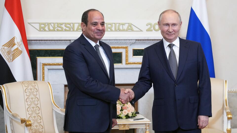 Путин и президент Египта призвали к созданию палестинского государства