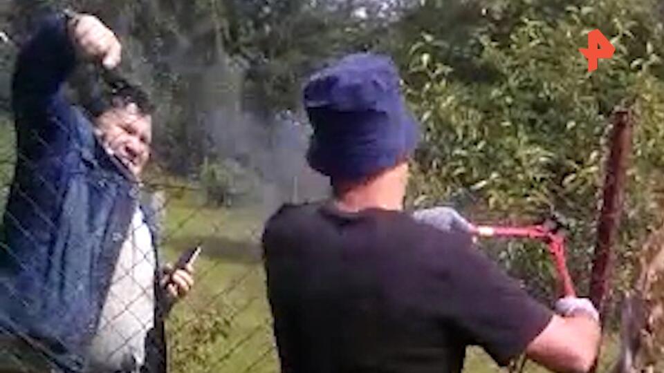 Видео: дачники устроили разборку со стрельбой в Ленобласти