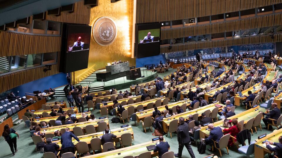 Генассамблея ООН соберется из-за блокировки США поправки России