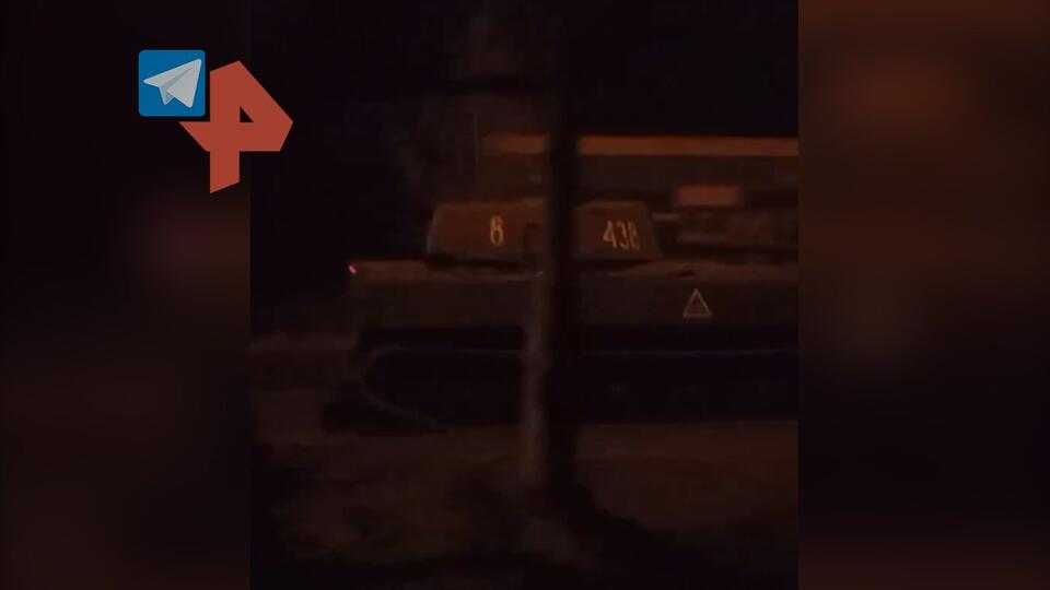 Колонну танков заметили на улицах Донецка