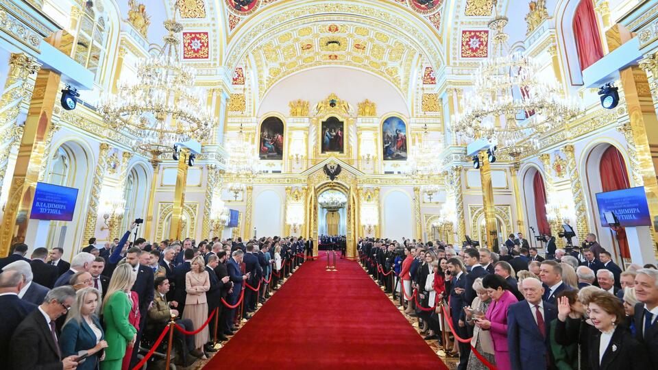 В Большом Кремлевском дворце началась церемония инаугурации Владимира Путина