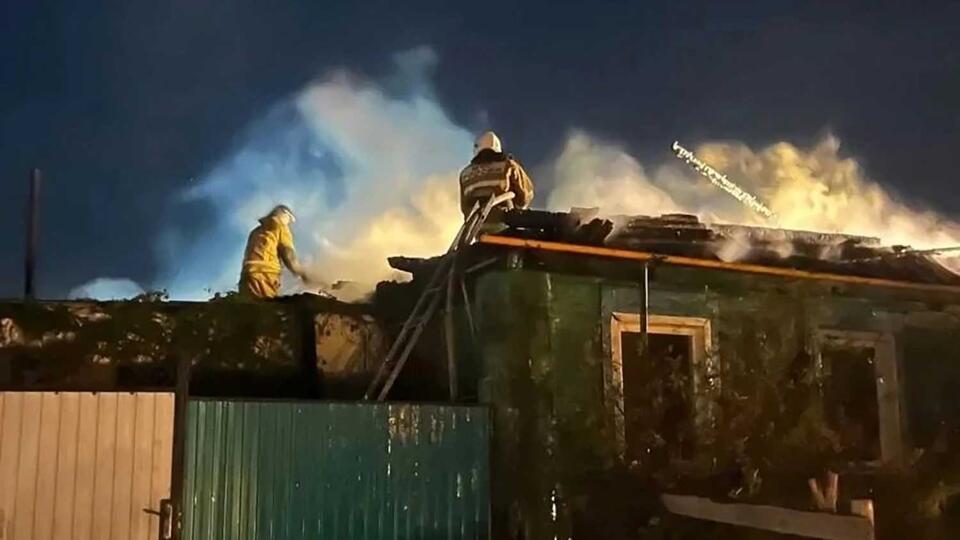Два человека погибли при пожаре под Оренбургом