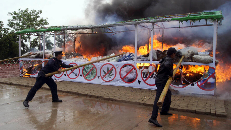 В какой стране самая серьезная проблема с опиумом. Фото: © Khin Maung Win/AP/TASS