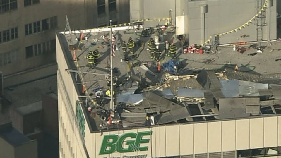 Взрыв многоэтажного офиса. Трагедия в балтиморе сша