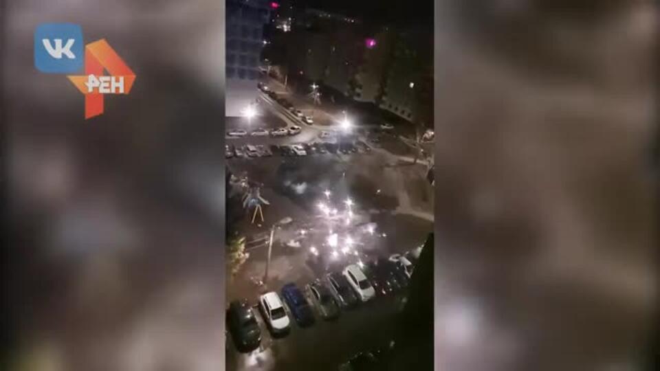 Мужчина расстрелял фейерверками машины соседей в Нижнекамске