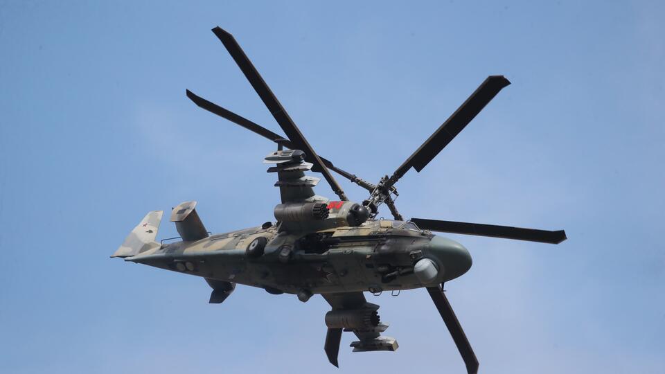 Российский ударный вертолет Ми-28НЭ 