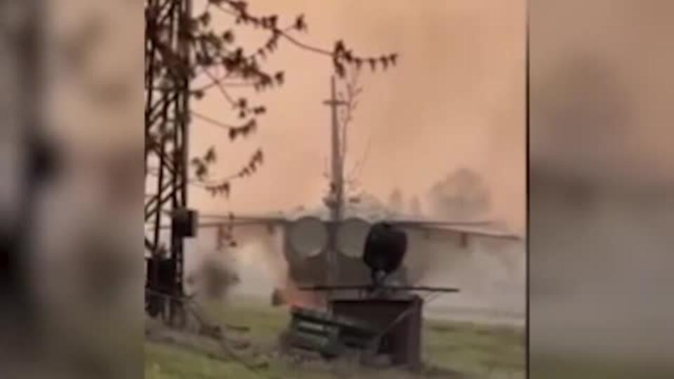 Неизвестные пытались сжечь Су-24 в Новосибирской области