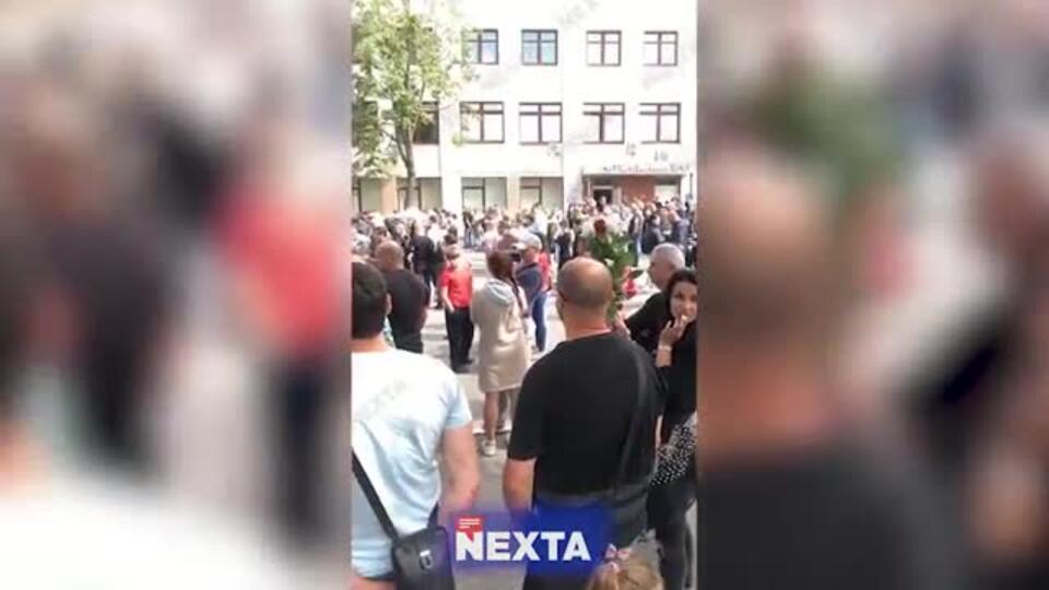 В Минске прощаются с погибшим на митинге