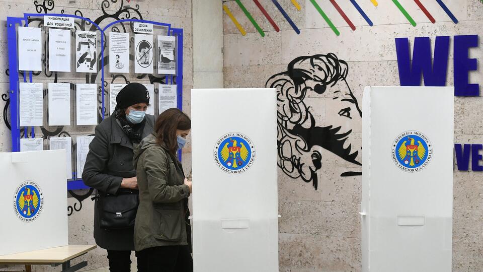 В Молдавии закончилось голосование на выборах президента страны