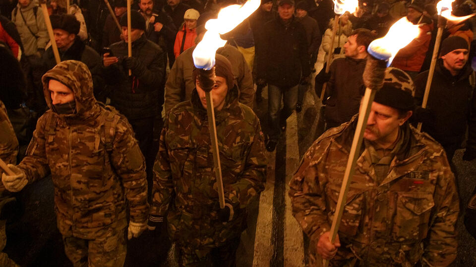 Нацизм жив, и он ждет своего часа. Фото: © www.globallookpress.com/Sergii Kharchenko/ZUMAPRESS.com