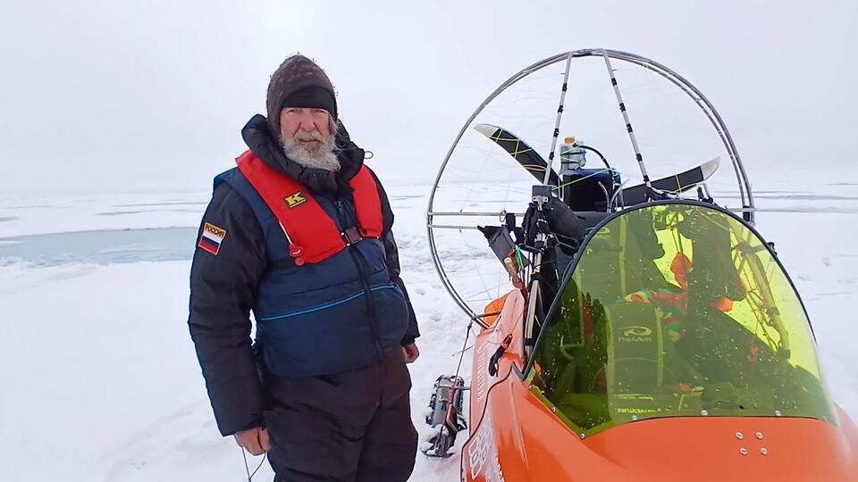 Конюхов о рекордном пребывании на льдине у "макушки" мира: Там красиво