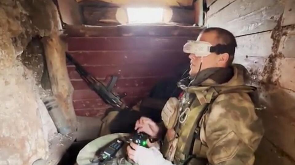 ВС РФ уничтожили FPV-дронами пулеметный дот в укрепрайоне ВСУ в ДНР
