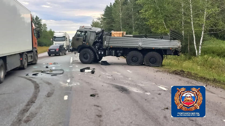 Три человека погибли в ДТП с КамАЗом в Татарстане