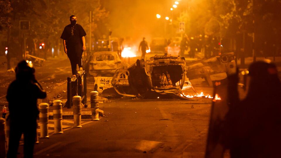 Беспорядки на улицах Парижа