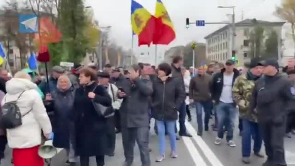 В Молдавии снова проходят протесты против правительства Санду