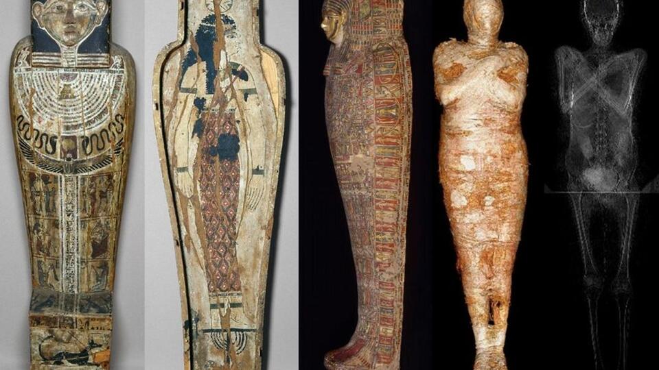 Ученые показали первую в мире беременную египетскую мумию