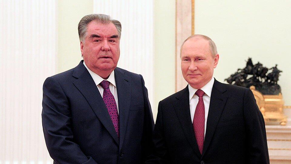 Путин и Рахмон обсудили стратегическое партнерство РФ и Таджикистана