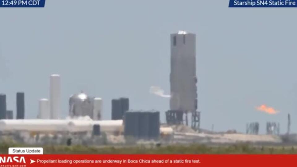 Пожар возник при испытании прототипа корабля Starship Илона Маска