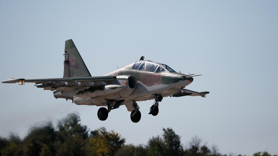 Минобороны Грузии сообщило о крушении Су-25 в ходе военных учений