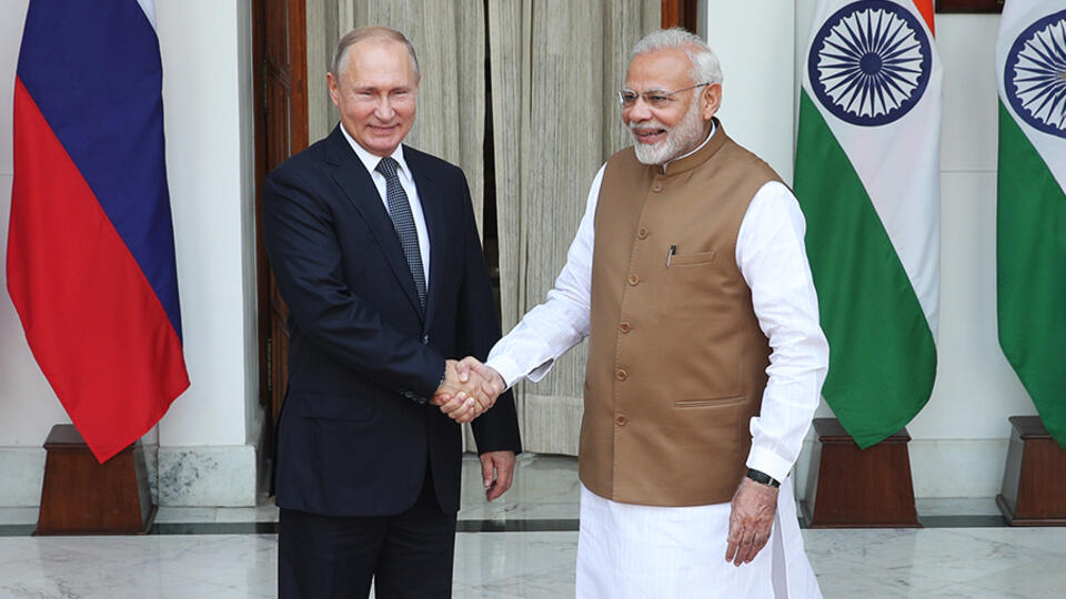 Основная часть переговоров Путина и Моди пройдет 9 июля