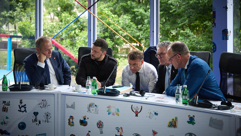 Саботирование со стороны Европы. Фото: © Ukrainian Presidential Press Service/Handout via REUTERS