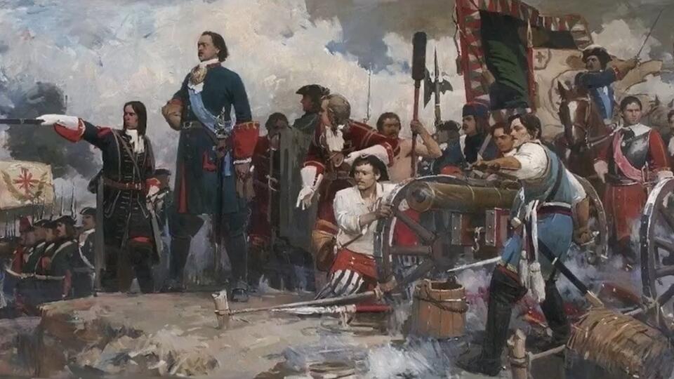 Царь-новатор: нестандартные решения Петра I во время сражения. Фото: © Кадр из программы "Момент в истории", РЕН ТВ