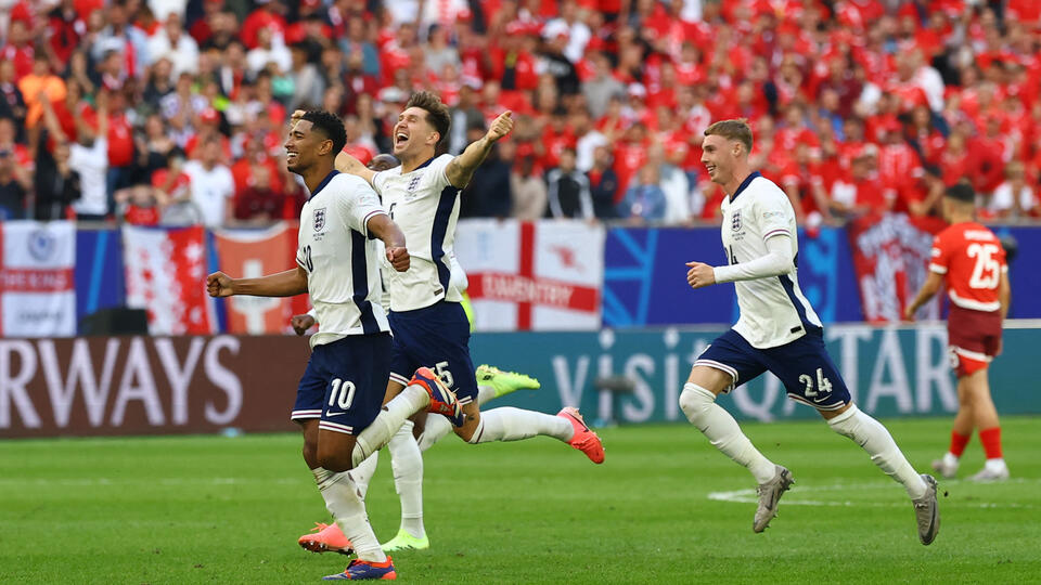 Англия победила Швейцарию в серии пенальти и вышла в полуфинал Евро-2024