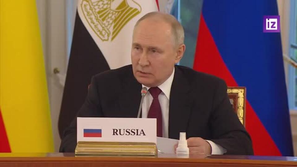 Путин показал делегации Африки проект Стамбульского договора