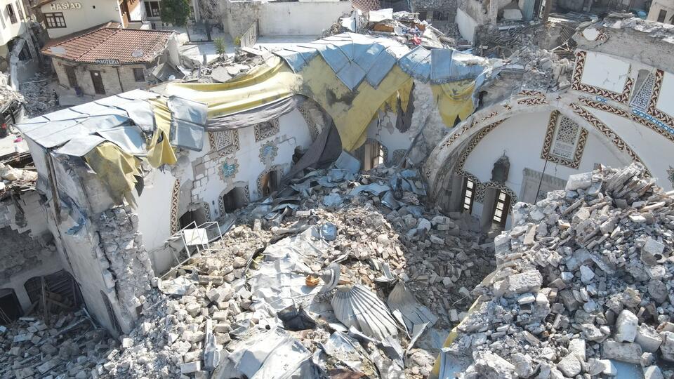 14-вековая мечеть разрушена после землетрясения в Турции