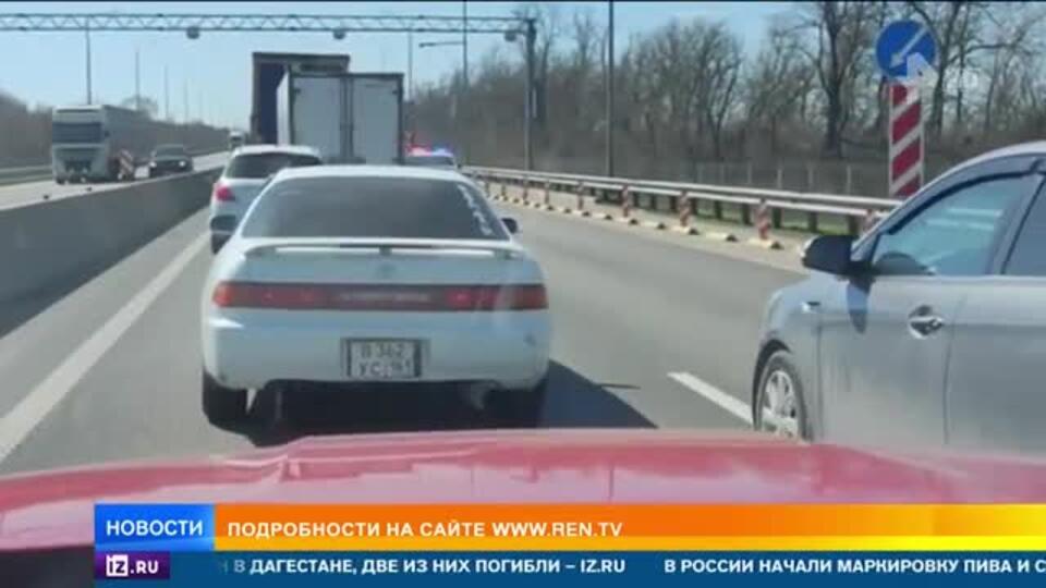 Пробка в 20 километров образовалась под Ростовом из-за ремонта моста