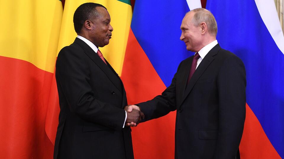 Глава Конго поздравил Путина с переизбранием на пост президента России