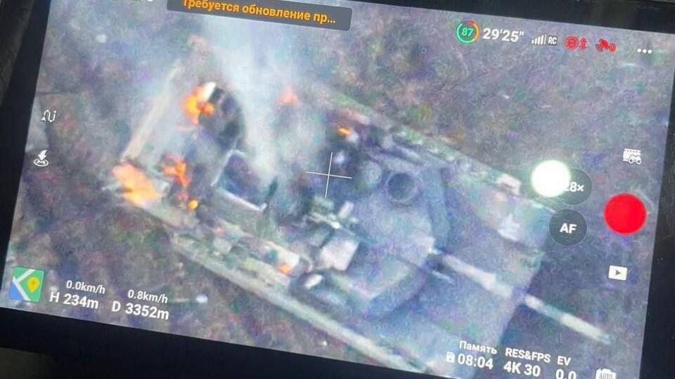 Американский Abrams попал на видео перед уничтожением под Авдеевкой