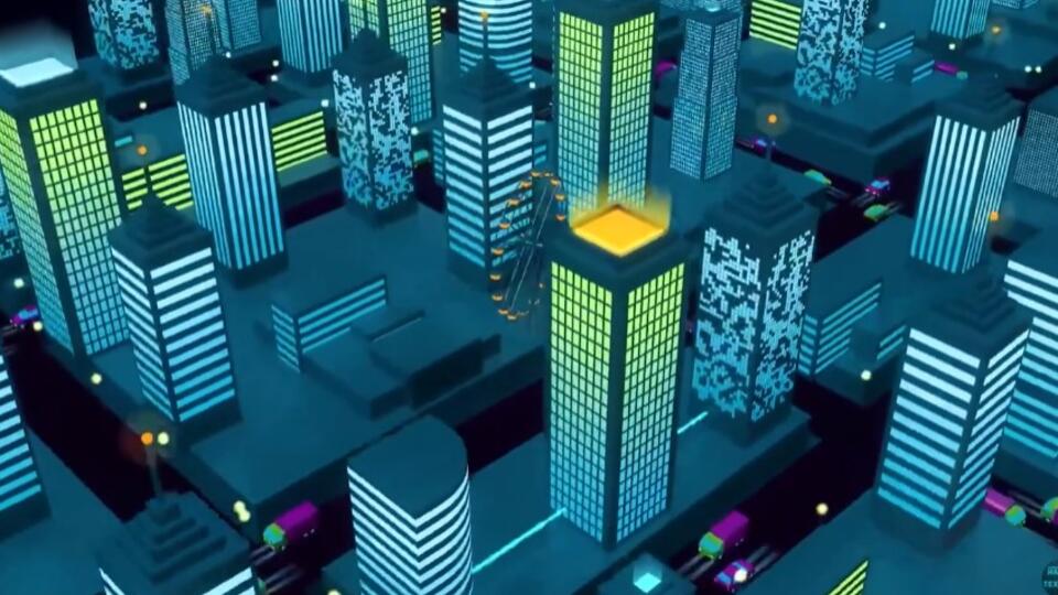 Как 3D-копия целого города может помочь справиться с ДТП и последствиями непогоды. Фото: © Кадр из программы "Наука и техника", РЕН ТВ