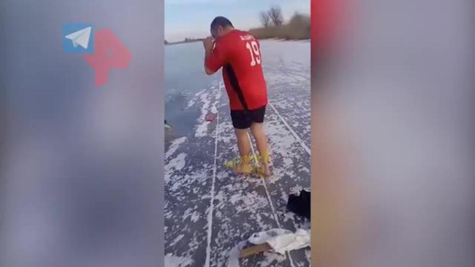 Украинец ради видео прыгнул в прорубь и утонул