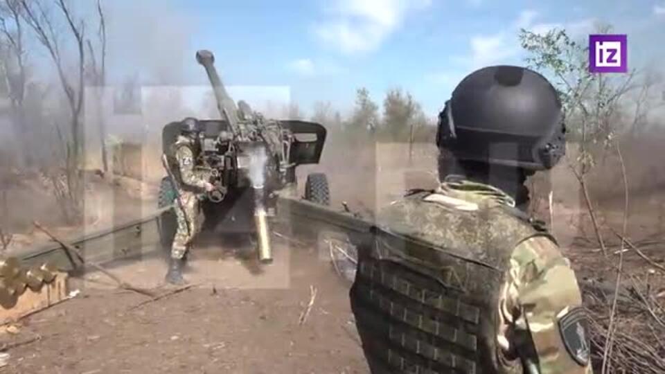 Артиллеристы РФ точными ударами пустили боевиков ВСУ в бегство