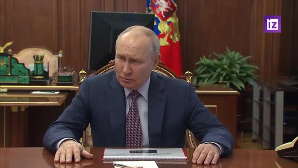 Путин проводит встречу с главой Роскосмоса