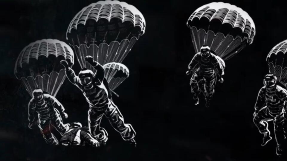 Элита российских войск: история появления голубых беретов. Фото: © Кадр из программы "Момент в истории", РЕН ТВ