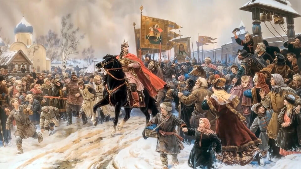 Что произошло на Чудском озере на самом деле?. Фото: © Кадр из программы "Неизвестная история", РЕН ТВ