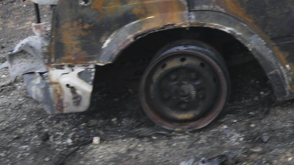 В Киеве и Винницкой области сожгли два автомобиля военных ВСУ